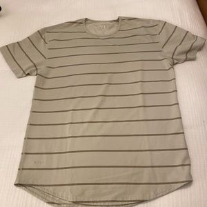 BYLT Basics drop cut shirt sleeve shirt.